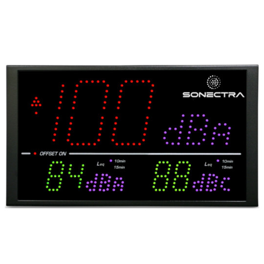 Pack afficheur / enregistreur de bruit DBM303i industriel avec micro MIC102 et support