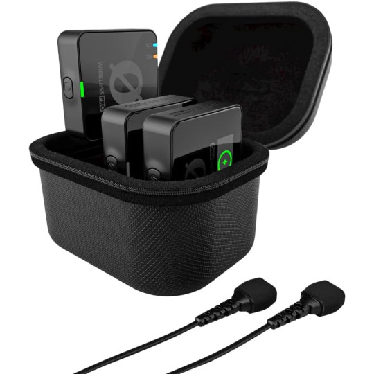 RØDE Wireless Micro avec 2 micros et 1 récepteur usb C noir