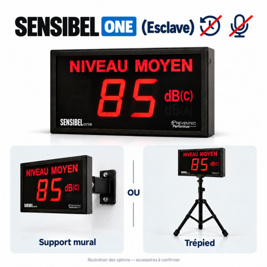 Afficheur SENSIBEL S Esclave (pour série One)