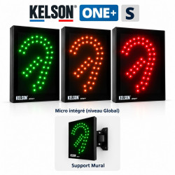 Afficheur de bruit Kelson One+ S Oreille Kit complet avec historique 6 semaines pose murale