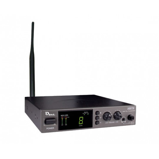 OP-10STX Opus Technology Emetteur Systeme FM fixe pour boucle magnetique FM