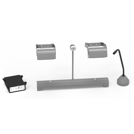 Interphone de guichet Contacta K015 avec haut parleur sur le dessus