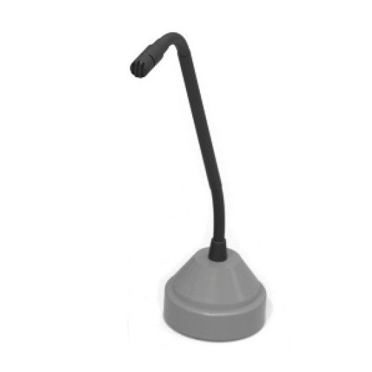 Micro agent col de cygne socle rond interphone STS contacta