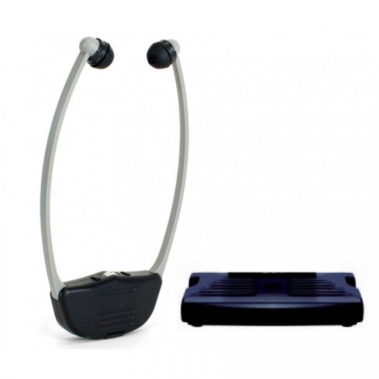 Casque LPU1 avec chargeur Recepteur boucle Magnetique Humantechnik