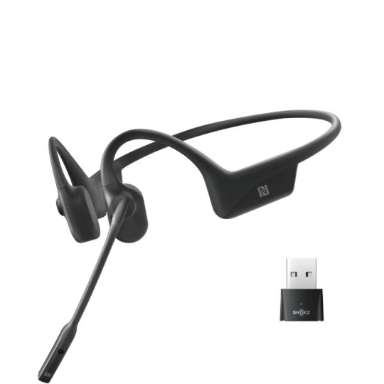 AfterShokz OpenComm Casque Conduction Osseuse avec dongle bluetooth