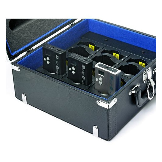 Mallette de charge 12 emplacements HDC-712 WT-808 (sans émetteurs/récepteurs)