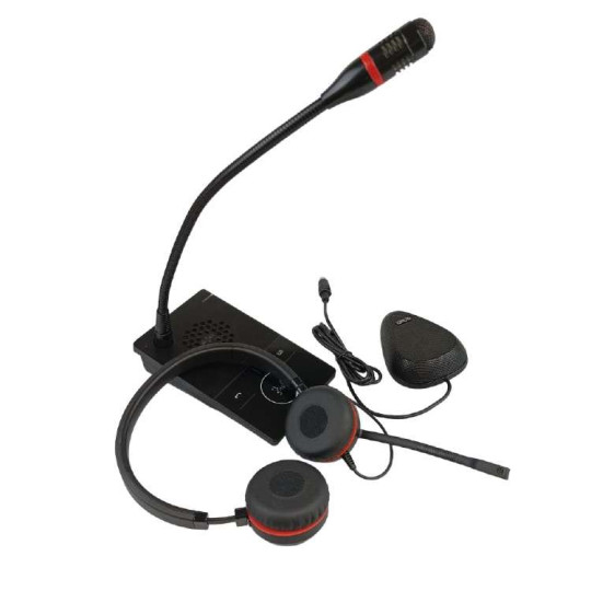 Interphone de guichet numérique OP-6505HK avec micro casque HD-1022