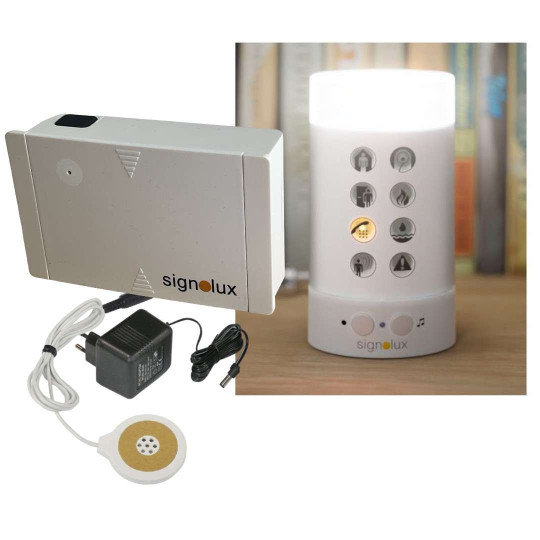 Pack détection d'alarme sonore Signolux avec 1 lampe flash mobile