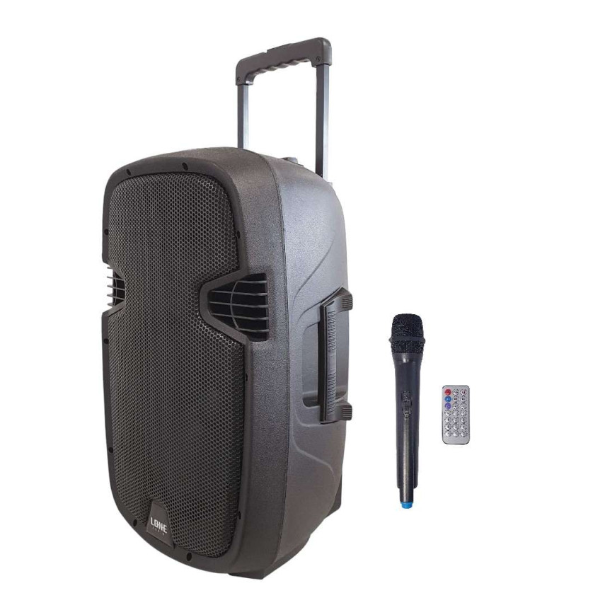 Enceinte Portable Bluetooth Compacte - Cadre Métallique Résistant, Caisson De Basses, Design Bouton Métal - Pour Maison Et Extérieur