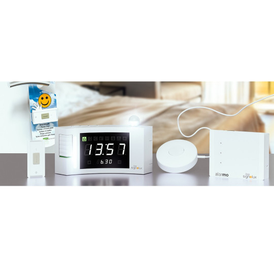 Pack voyage Signolux blanc pour hotels avec mallette