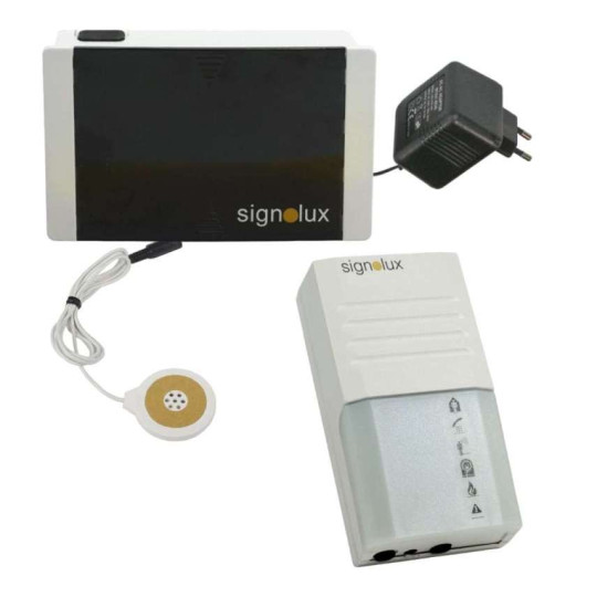 Pack sonnette de porte Signolux avec 1 lampe flash secteur