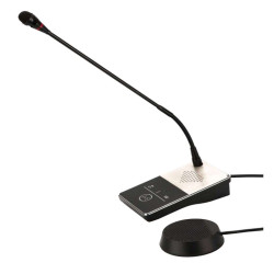 Interphone de guichet tactile numérique STI-01H pour hygiaphone