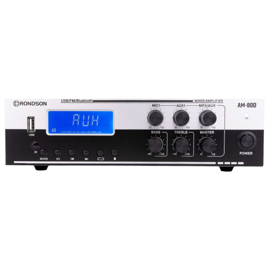 Amplificateur mélangeur multimédia 80W en 100V