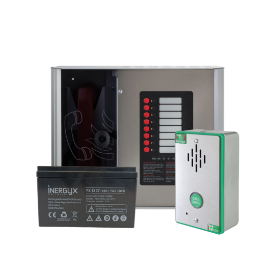 Kit EAS Complet avec 8 Postes Secondaire Saillie et Accessoires K-EAS8-S