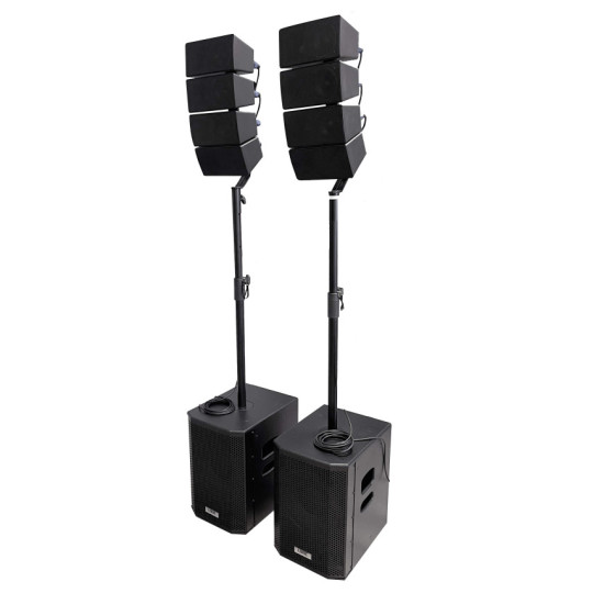 Système d'enceintes colonnes line array